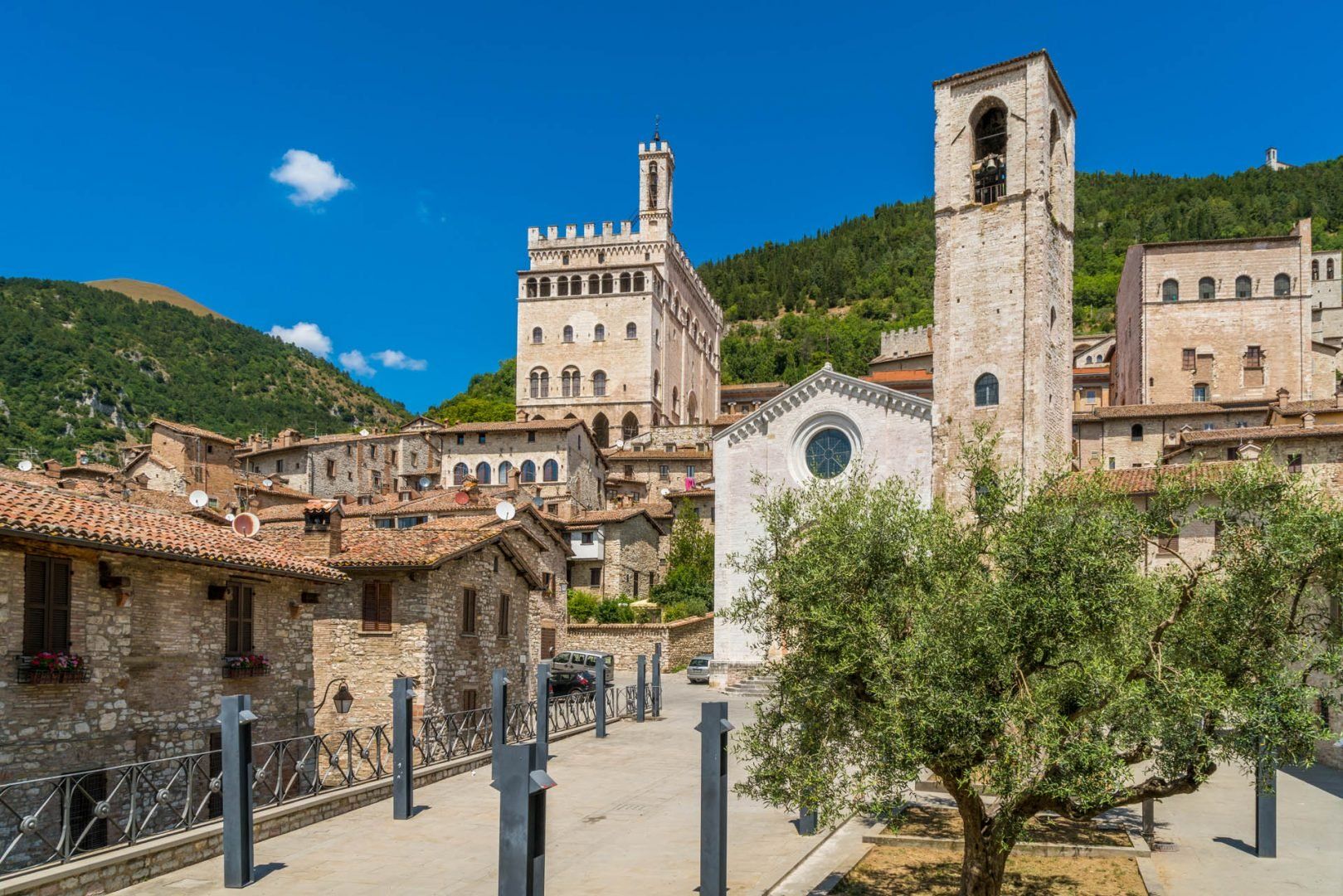 Gubbio medieval town Umbria