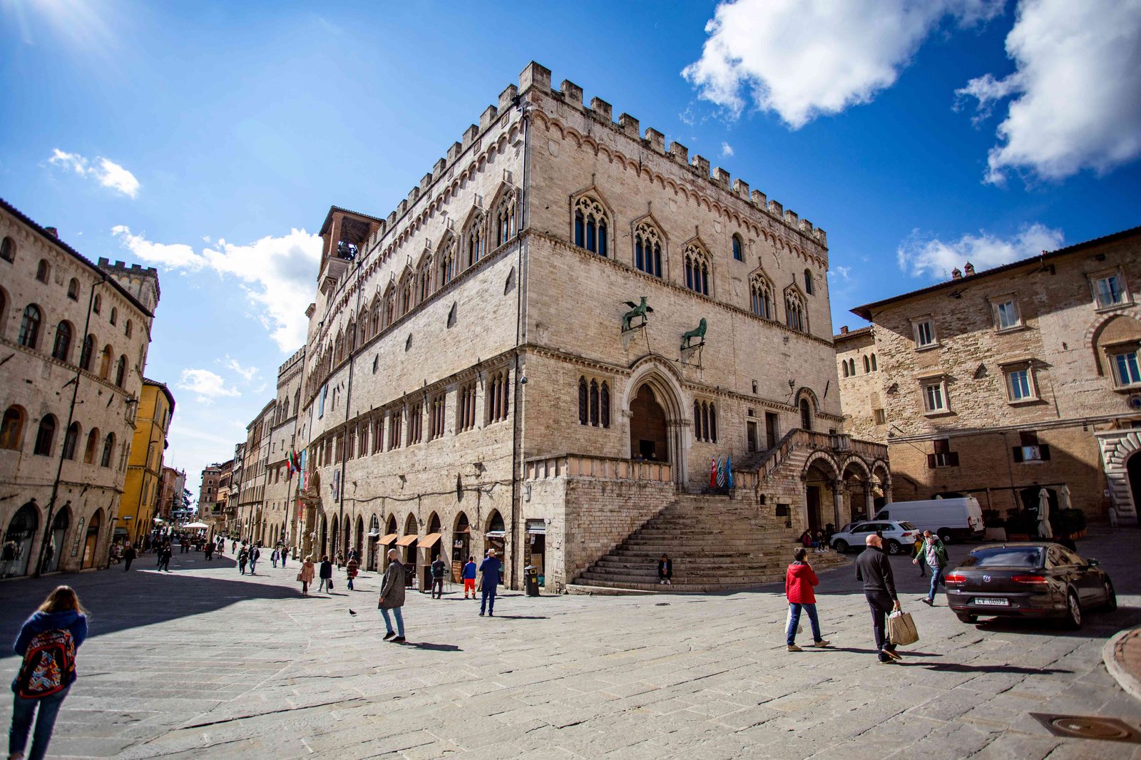 Corso Vannucci and the medieval heart of Perugia